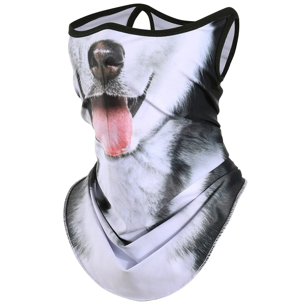 Motorcycle Face Mask Moto Helmet Breathable Bandana Hood Ski Neck Warmer Gaiter Windproof Dustproof Scarf Biker Mask