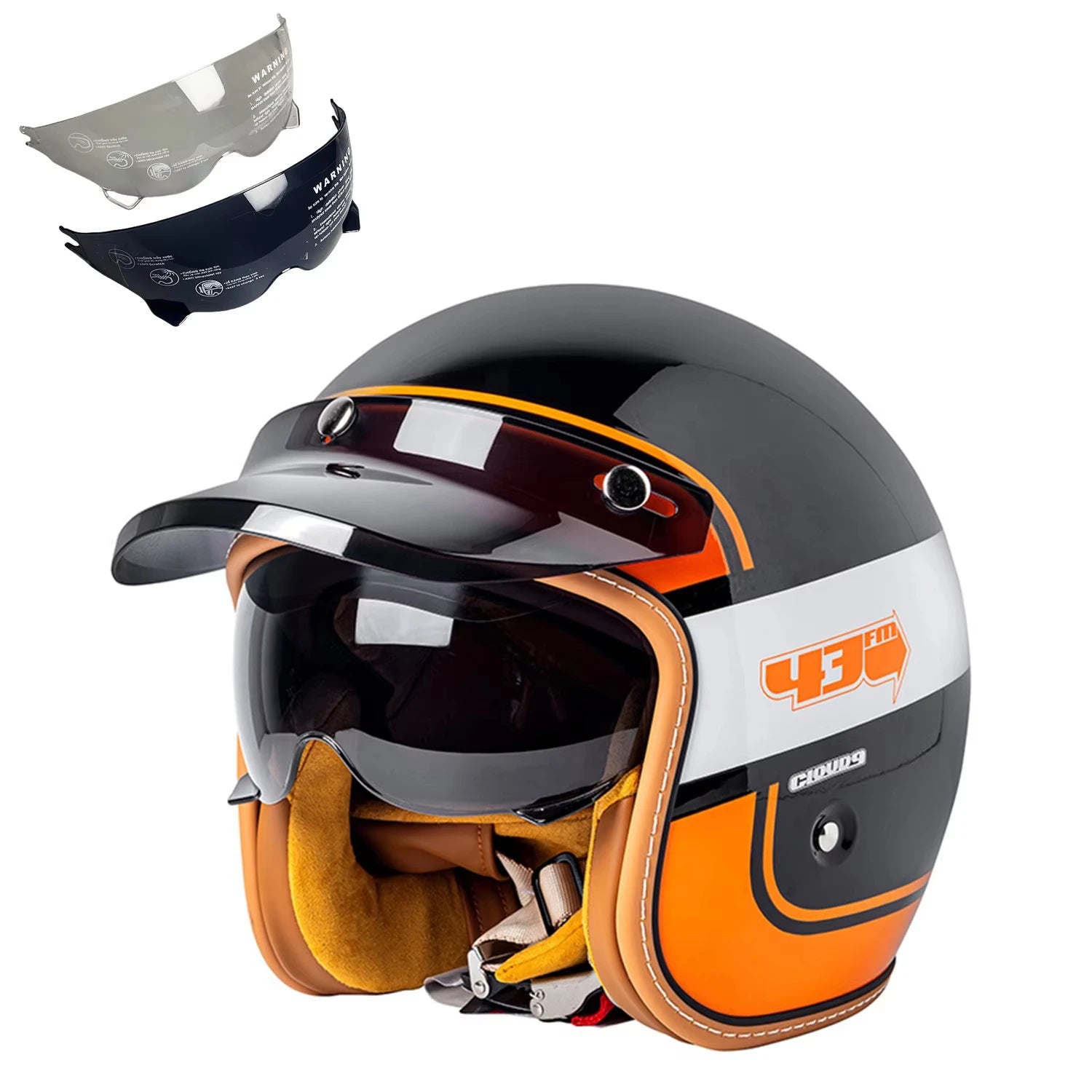 Motorcycle Helmet DOT Certification Moto Helmet Open Face Men Women Capacete De Moto ABS Material Motorcycle Equipments
