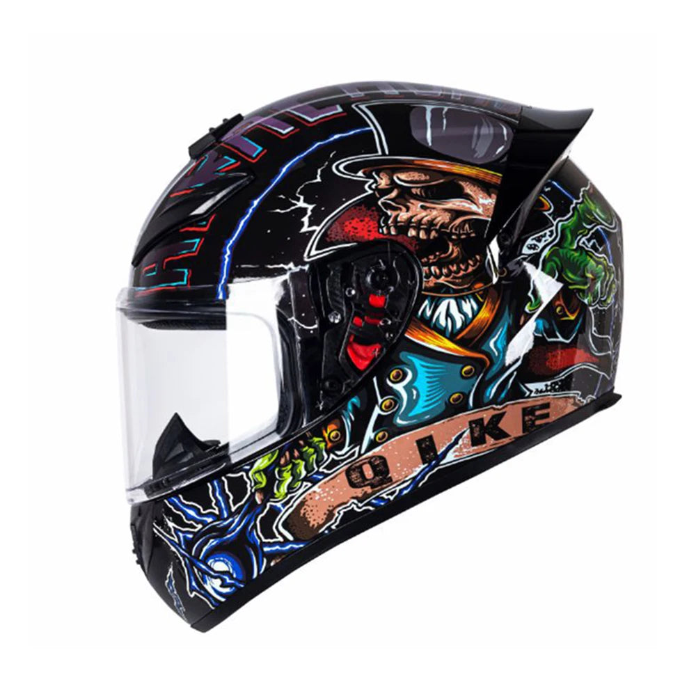 DOT Motorcycle Helmet cruise retro Motocross Full Face Helmet men and women four seasons Helmet riding Helmet Casco Capacete