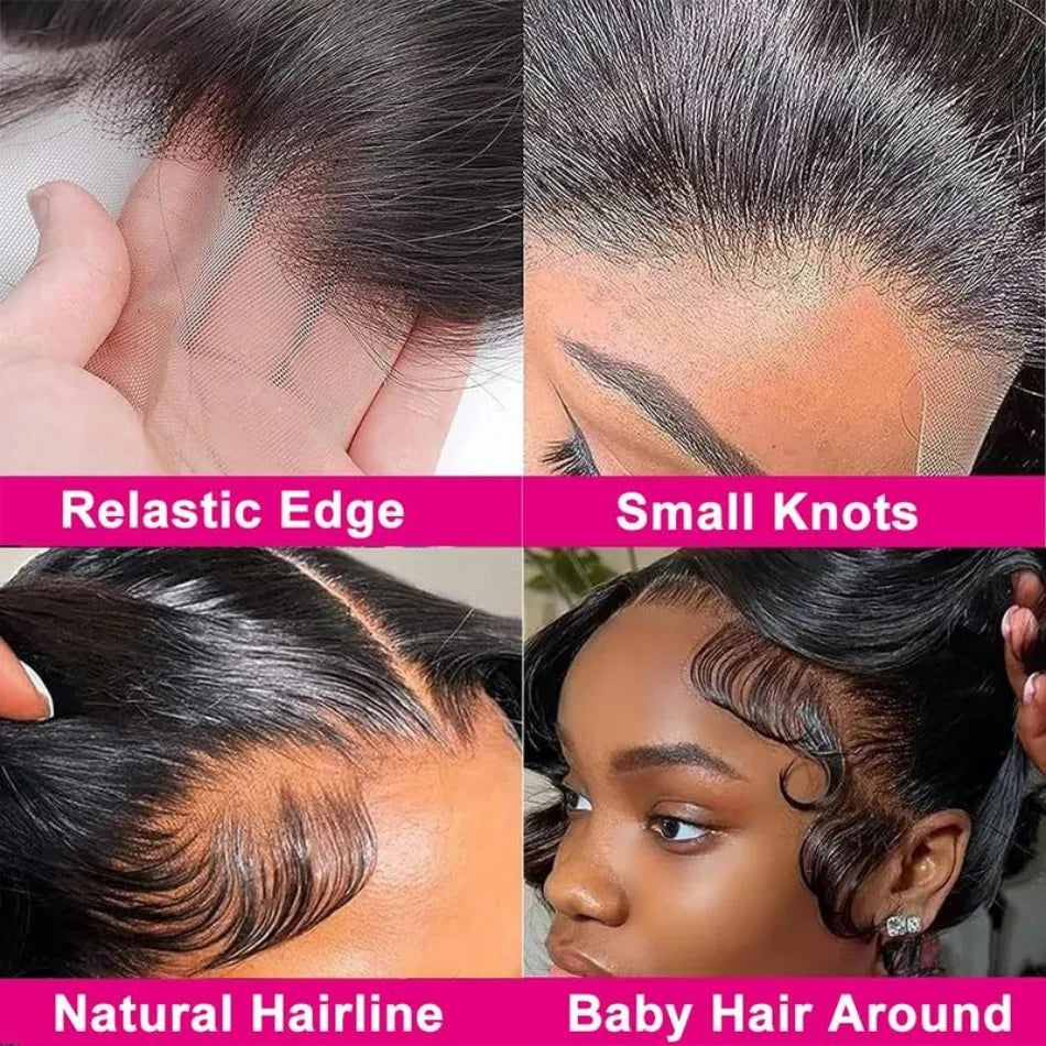 40 Inch Body Wave Human Hair Wigs 13x6 Hd Lace Frontal Wig Brazilian Pre Plucked Lace For Women 13x4 Lace Front Wigs 250 Density