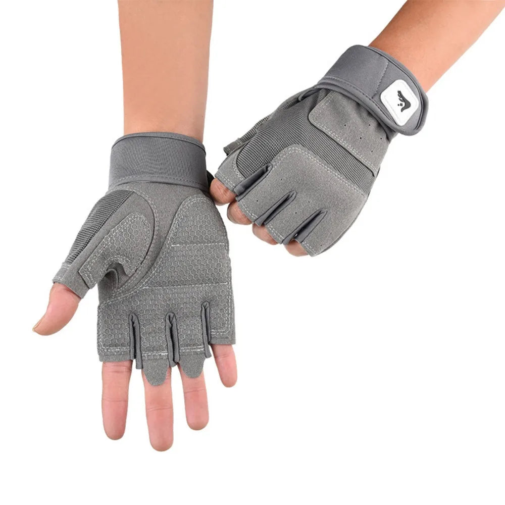 Retro Wear-Resistant Motorcycle Gloves Vintage Anti-Slip Racing Gloves Goatskin Leather Fingerless Half Finger Gloves Women Men