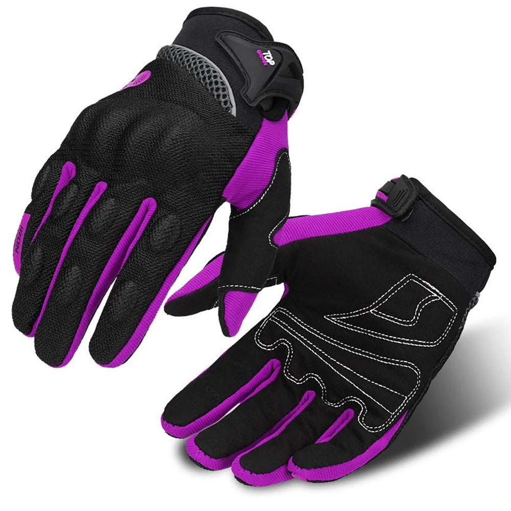 Motorcycle Gloves Women Motocross Full Finger Racing Gloves Touch Screen Moto Riding Gloves Outdoor Non-slip Guantes Moto M-2XL