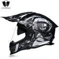 New Motorcycle Helmet Full Face Double Lens Off-Road Racing Helmet Four Seasons Cascos Para Moto Capacete De Moto DOT Casco Moto