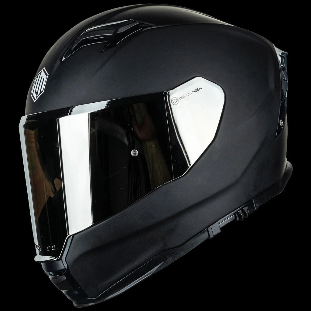 ILM Full Face Motorcycle Helmet Lightweight Fiberglass DOT ECE Model MF522P