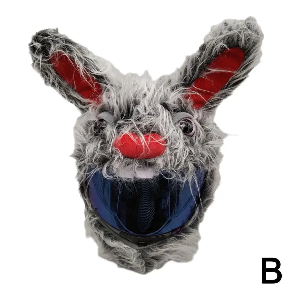 Motorcycle Helmet Covers Suitable For Most Full Face Helmets, Decorative Animal Plush Motorbike Helmet Cover For Fun Rides V7o2