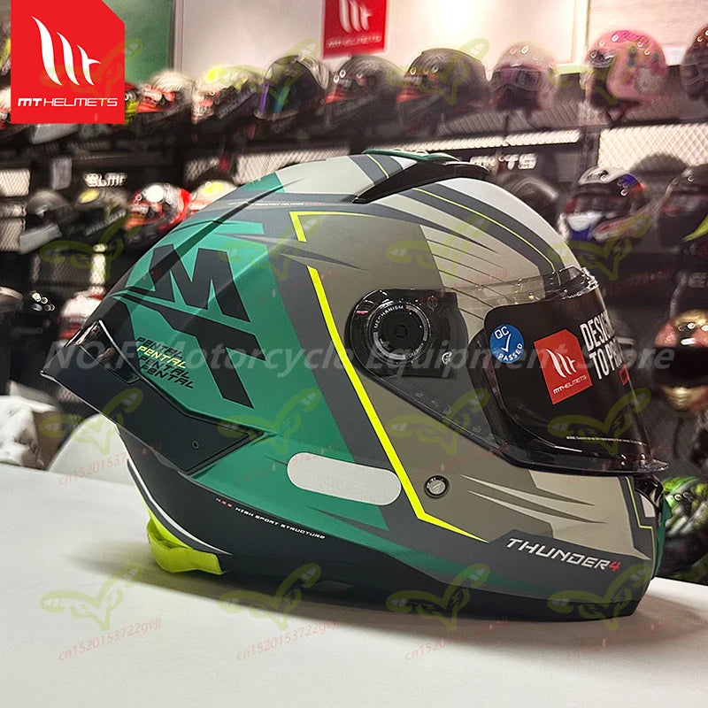 High quality MT Thunder 4 SV helmet motorcycle helmet new full face covered off-road helmet men's four season riding equipment