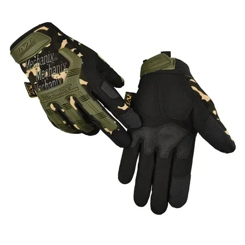 Tactical Full Finger Gloves Military Full Finger Touch Screen Outdoor Sports Bike Motorcycle Gloves Motorcycle Equipment