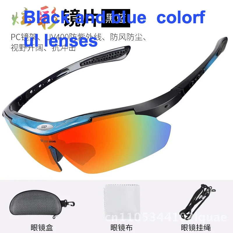 West Rider Unisex Polarized Color Changing Riding Glasses Windproof Outdoor Sports Motorcycle Running Goggles for Men And Women