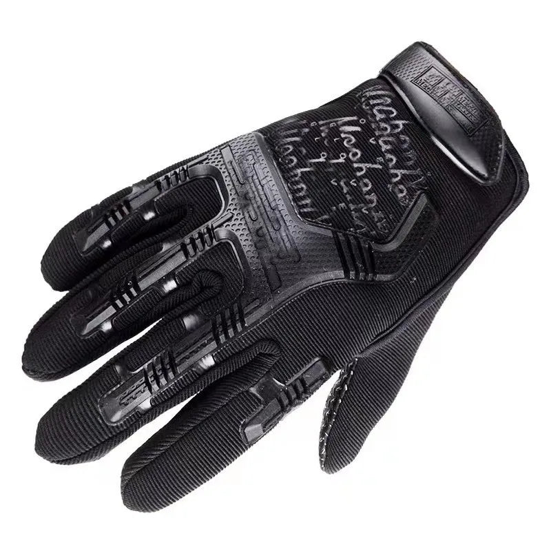 Super Technician Tactical Gloves Men Full Finger Anti-Slip Gloves for Motorcycle Riding Special Forces Outdoor Training Equipmen