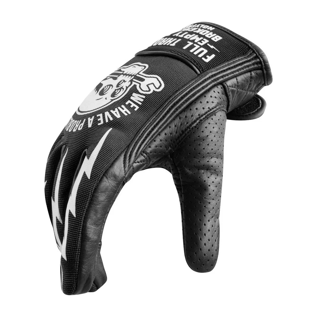 FUNTIMES Motorcycle Gloves Motorcycle Gloves Racing Long Hard Shell Leather Riding Gloves Thick Breathable Gloves