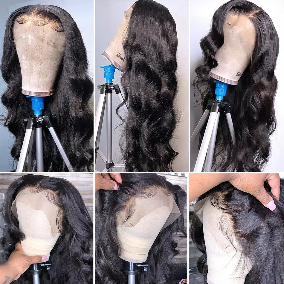 30 36 Inch 13x4 13x6 Body Wave Lace Front Wigs Human Hair 7x6 Max Lace Wig Pre plucked Brazilian Lace Frontal Human Hair Wigs