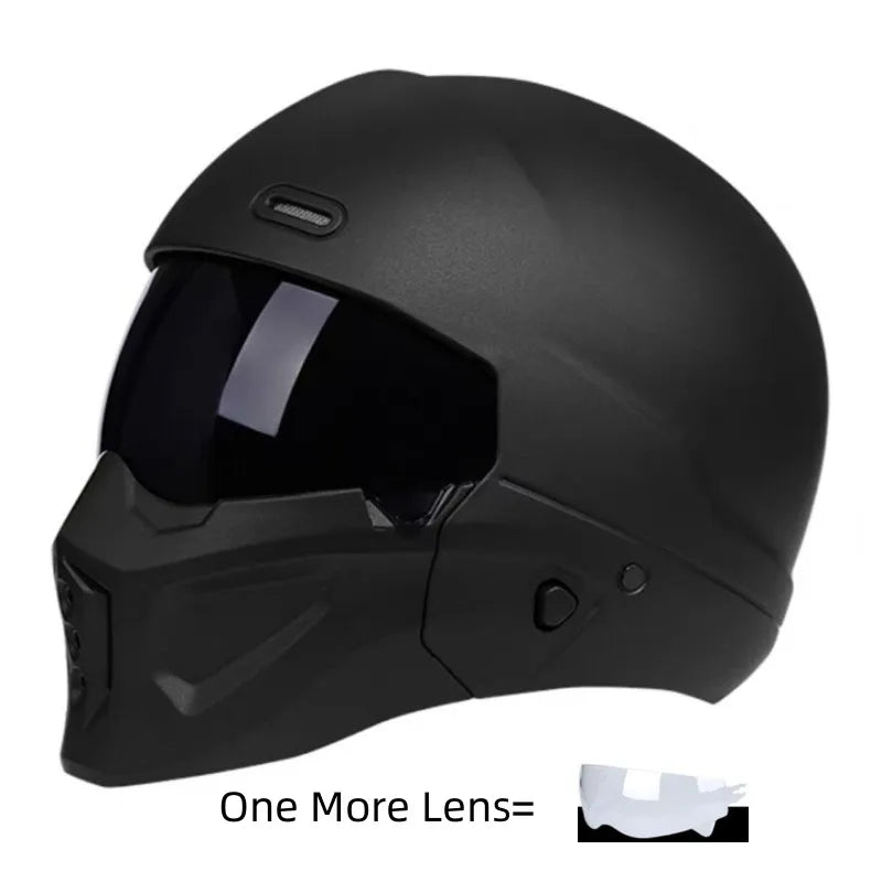 Vintage Retro Motorcycle Helmet Cascos Para Moto Modular NO Scorpion Full Helmet Combination Helmet Venom Half Helmet CE DOT