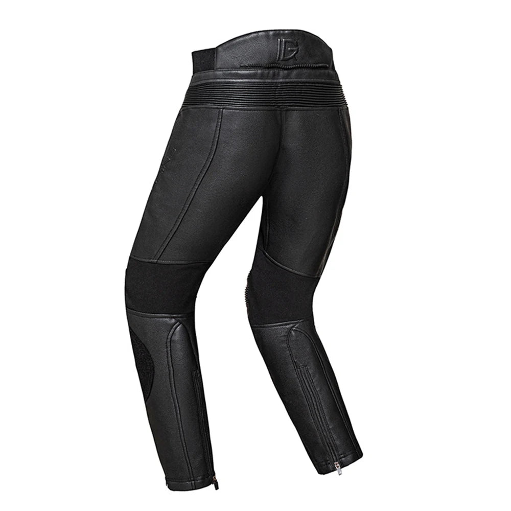 Motorcycle Pants PU Leather Pantalon Moto Men Pantalon Motocross Black Pantalon Moto Para Hombre CE Protector Motocross Pants