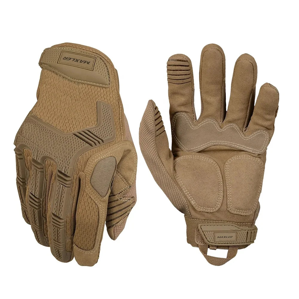 Best Rubber Guard Functional Glove For Men Touchscreen Compatible Motorcycle Riding Hunting Outdoor Activities With LOW MOQ