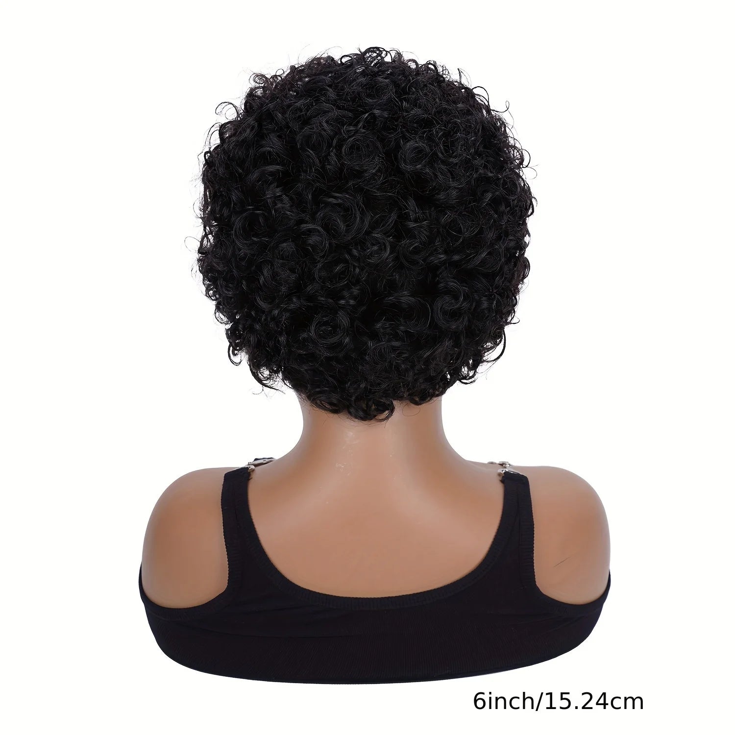 6 Inch Lace Front Pixie Cut Wig With Short Curly Human Hair Brazilian Pixie Cut Wig Human Hair Wig 13X1 Lace Front Wig