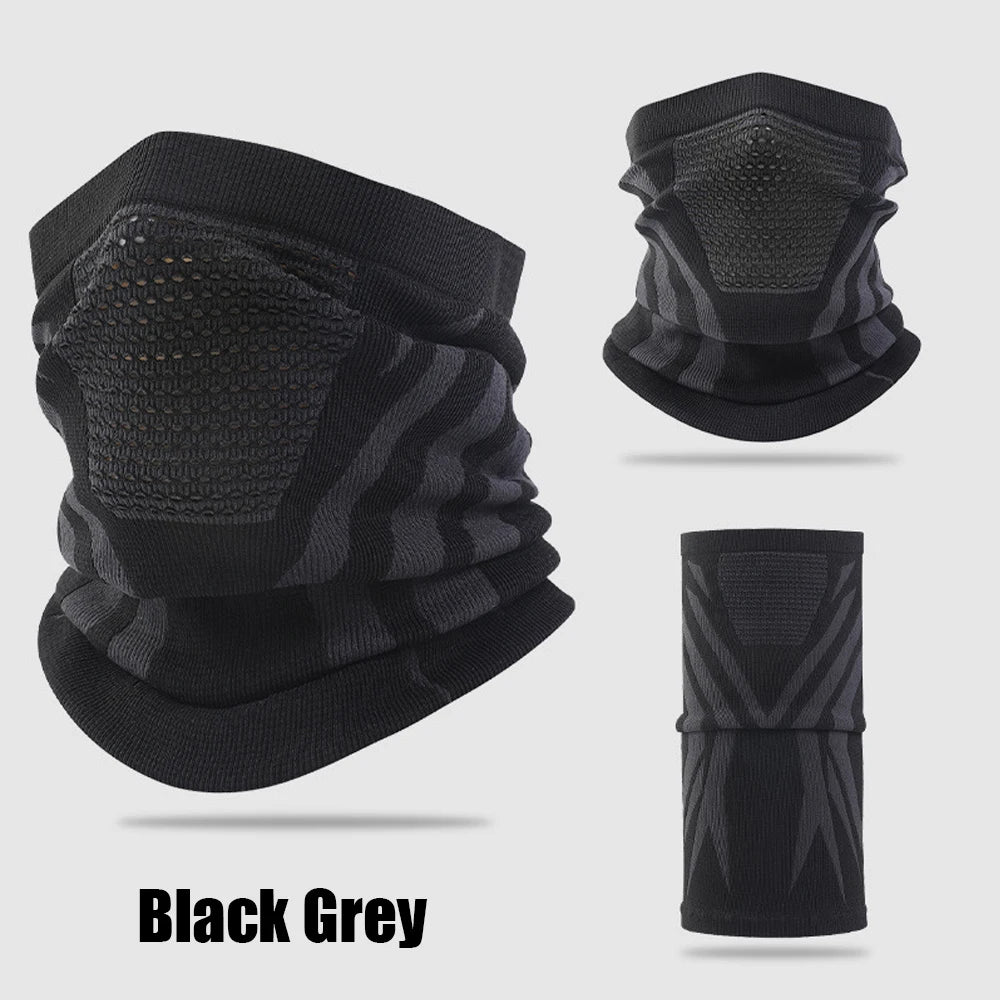 Winter Warm Skiing Mask Neck Unisex Elastic Breathable Cycling Mask Men's Women's Outdoor Sports Running Masks Motorcycle Mask