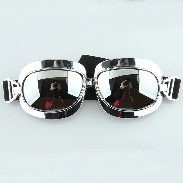 POSSBAY Safety Windproof Motorcycle Glasses Retro Motocross Goggles Eye Protection Cycling Outdoor Dirt Bike Riding Sunglasses