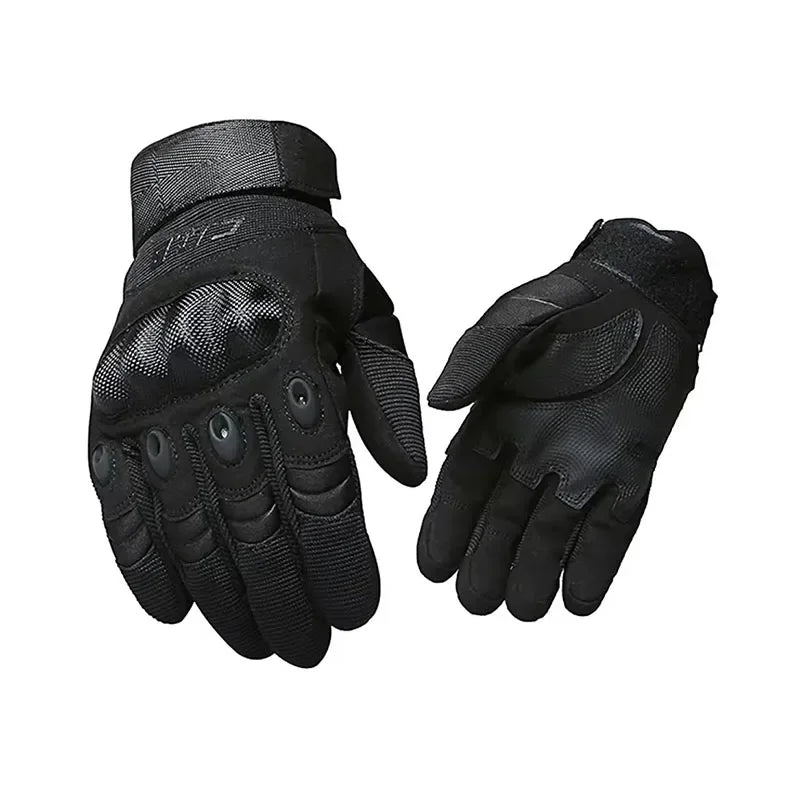 Men's Full Finger Tactical Gloves Touchscreen Compatible Hard Knuckle Protection for Airsoft Paintball Military Motorcycle