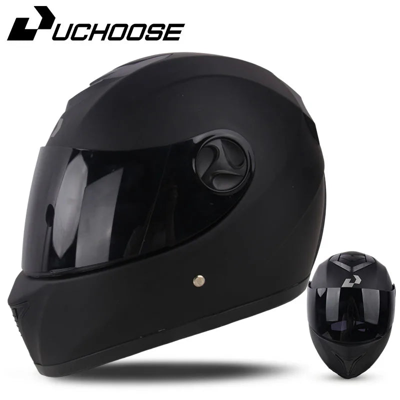 Uchoose DOT Certification Safety Motorcycle Helmet Full Face helmet For Racing Motocross Motorbike Riding Moto Helmets