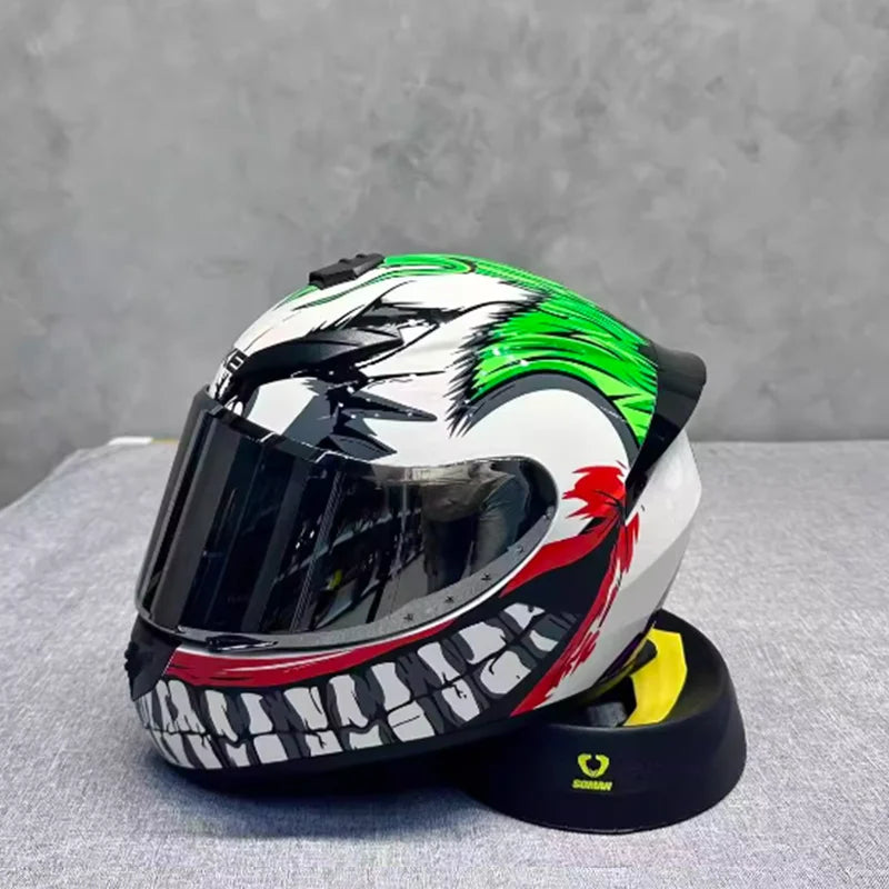 Ultra Durable Touring Full Face Motorcycle Helmet with Soft Lining Designed for Long Rides Comfortable and Reduced Wind Noise