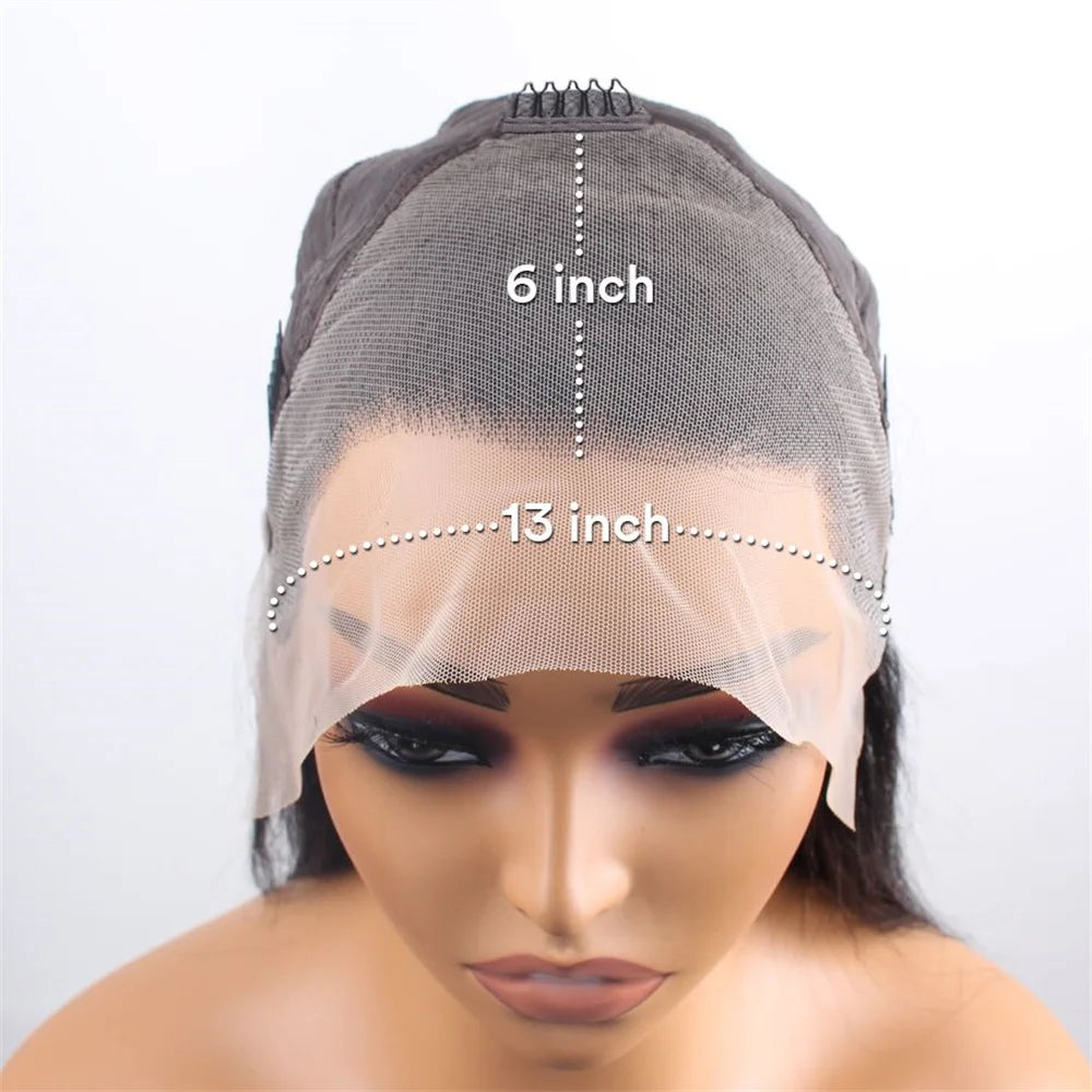 40 Inch 5x5 Straight Glueless Human Hair Wig 4X4 Closure Wigs Human Hair Pre Plucked Pre Cut Transparent Lace Human Hair Wigs
