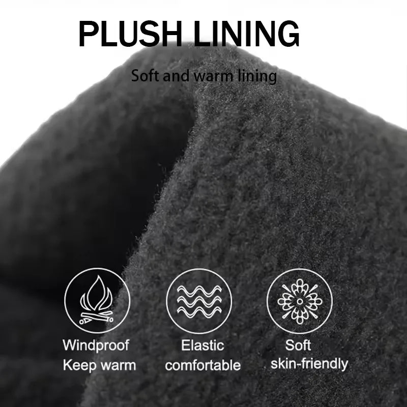 Winter Warm Cycling Gloves Bicycle Warm Touchscreen Full Finger Glove Waterproof Outdoor Bike Skiing Fishing Motorcycle Riding