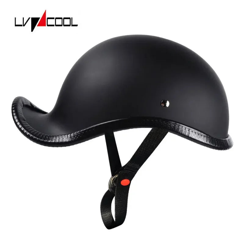 Retro Motorcycle Half Helmet Fashion Bailer for Scooter Safety Helm Spring Summer Capacetes De Moto