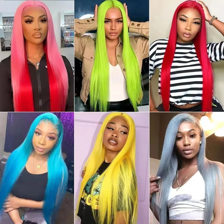 613 Blonde Bone Straight Human Hair Wigs 13x6 HD Transparent Lace Frontal Lace 250 Density Brazilian Pre Plucked Front Wigs