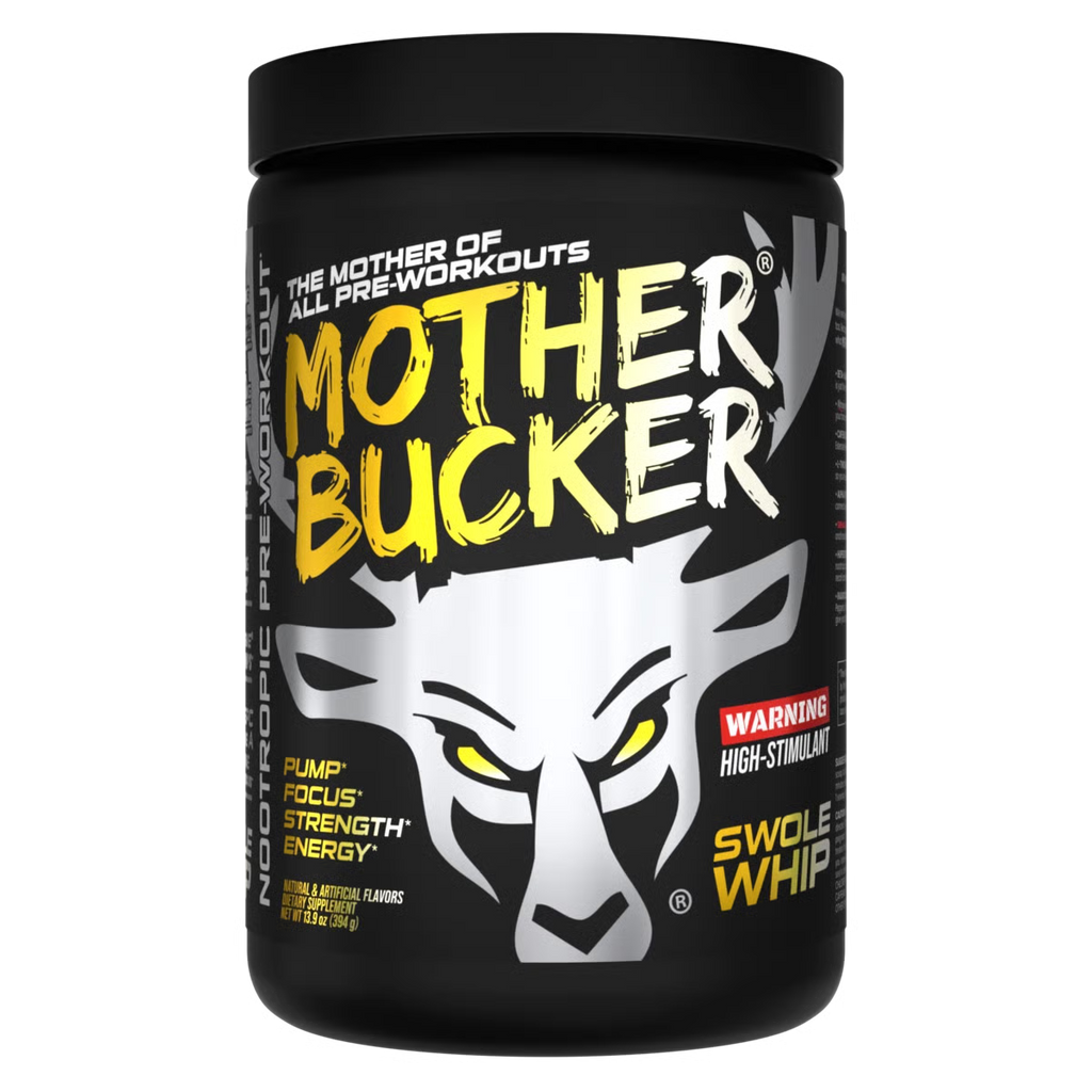 Bucked Up Mother Bucker Pre-Workout | 400mg Caffeine for Extreme Energy, Focus & Pumps