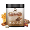 10x Mushrooms Coffee Supplement with Lion's Mane and Cordyceps for Focus and Immune Support Energy Brain Booster