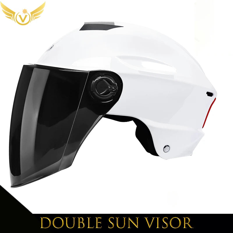 Electric Scooter Helmet Summer V Chopper Motorcycle Helmets Safety Waterfall Soman Urban Articles Woman Men Moto Equipment