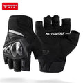 Summer Fingerless Half Finger Simracing Gloves For Motorcycle Bicycle Riding Carbon Protection gym MTB Motorbike Glove Men Women