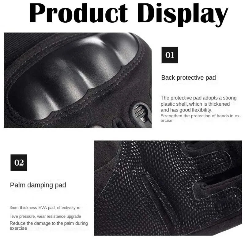 Outdoor Sports Motorcycle Army Fan Gloves Outdoor Tactical Gloves Cycling Gloves Sport Training Non-slip Fitness Glove