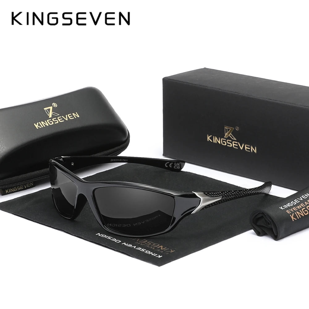 KINGSEVEN Outdoor UV400 Goggles Padded Goggles Anti-UV Unisex Sports Sunglasses Eyewear Motorcycle Riding Protective Glasses