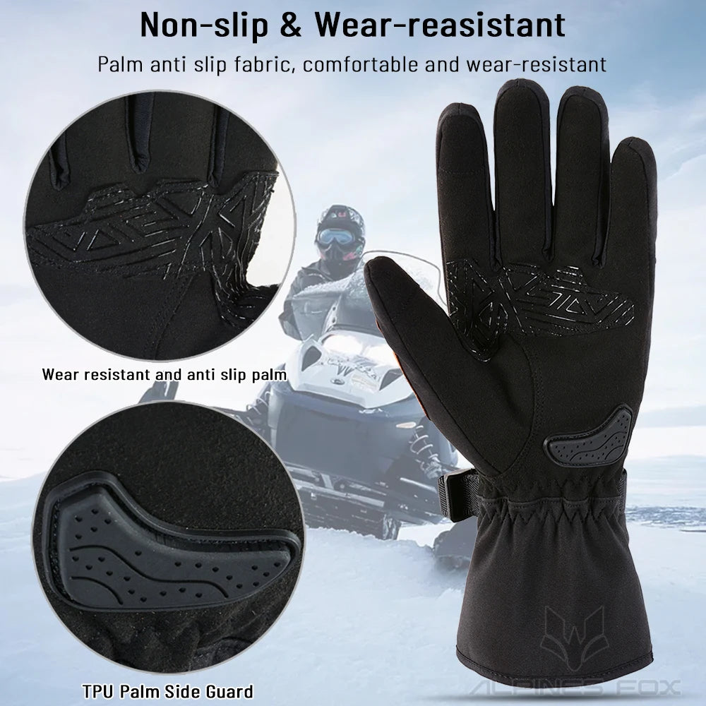 SUOMY Motorcycle Gloves Waterproof Guantes Men Women Motorbike Riding Gloves Windproof Touch Screen Moto Motocross Gloves Winter