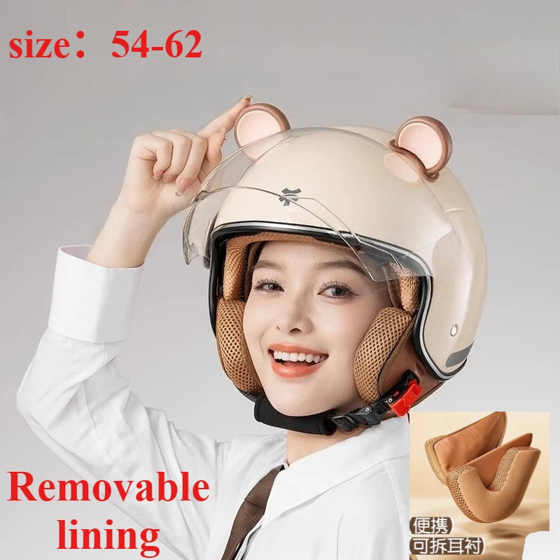 Motorcycle Helmet Unisex Scooter Motos Helmets Casco Capacete Men and Women Capacetes De Moto motorcycle helmet