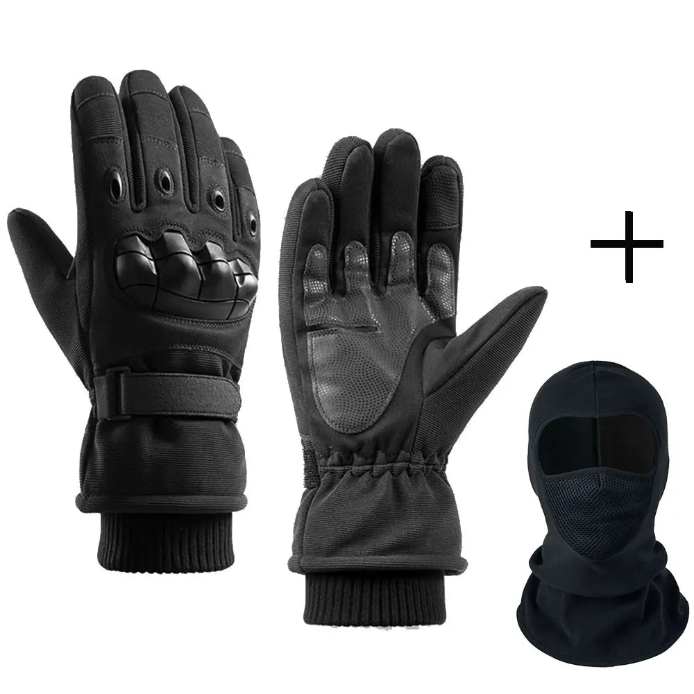 Winter Warm Motorcycle Gloves Full Finger Touch Screen Guantes Moto Outdoor Sport Motorbike Riding Gloves Motorcycle Equipment