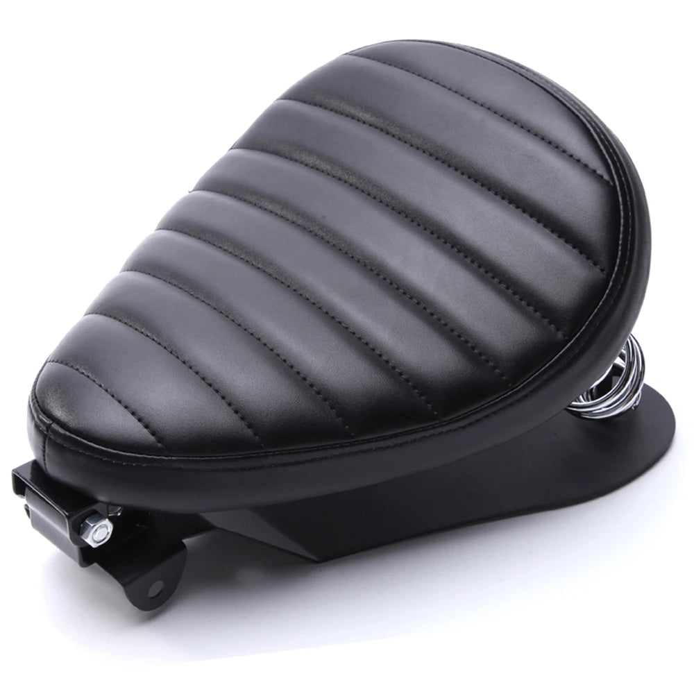 Universal Moto Bobber Motorcycle Solo Seat Chopper Saddle Vintage Cushion Parts For Harley Davidson Iron 883 Sportster Softail