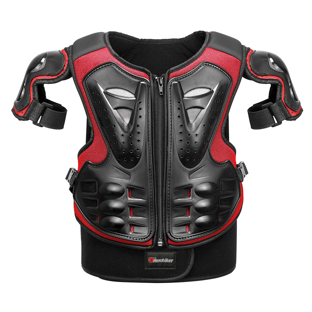 Motorcycle Armor Vest Protection Motocross Body Armor Jacket Protective Armors Riding Kneepads Moto Full Armor Children
