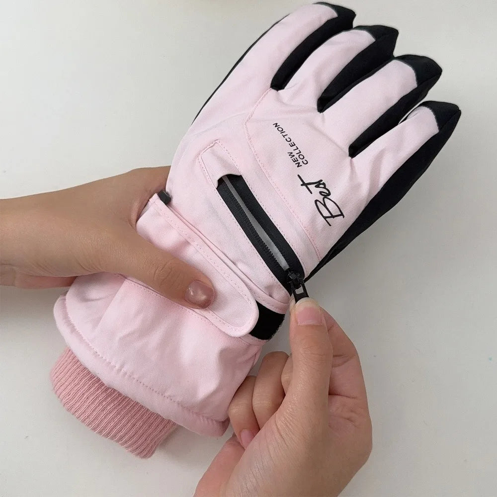 Motorcycle Gloves Winter Warm Thermal Windproof Waterproof Touchscreen Fleece Lined Gloves Riding Moto Street Gear for Men Women