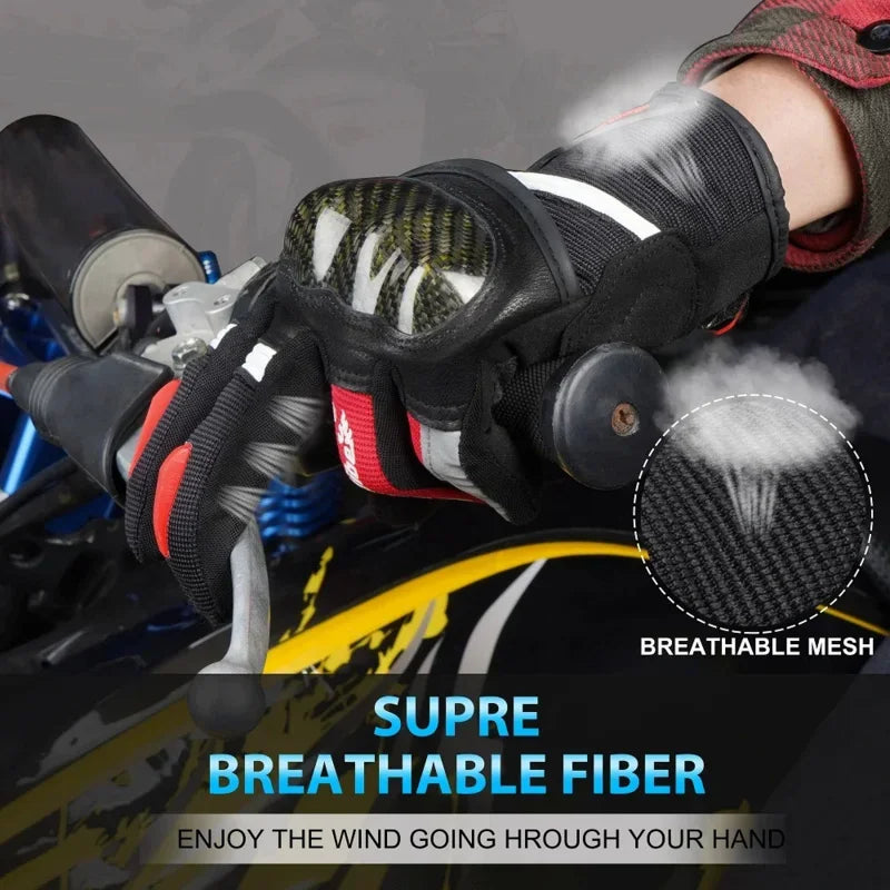 Men Women motorcycle gloves Moto touchscreen Dirtbike racing motorcyclist glove cycling riding bicycle motocross protector gear