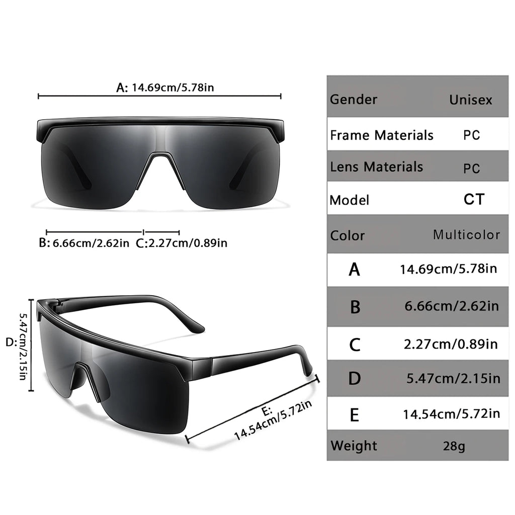 Brand Motorcycle Glasses Female Male Outdoor Sport Square Windproof Cycling Riding Bike Hiking Goggles Driving Hiking Eyewear
