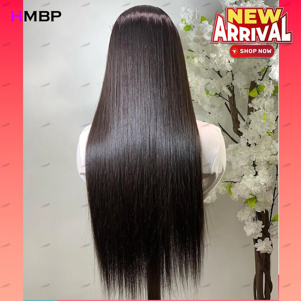 350 Density 360 HD Lace Frontal Wig Straight Wigs Glueless Lace Frontal Wigs Human Hair Wear And Go Pre Plucked Hair For Women