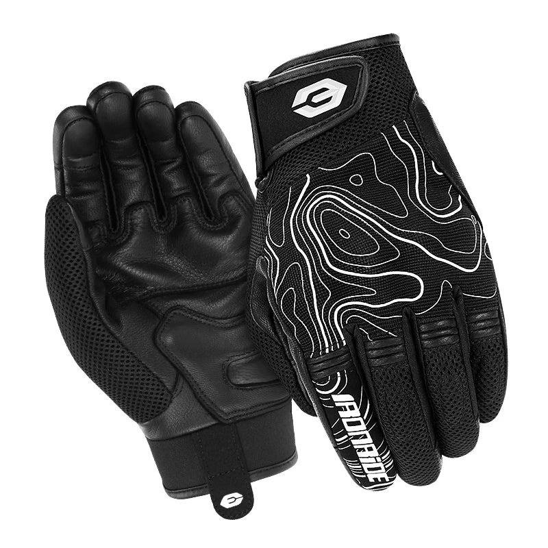 Summer Motocross Riding Racing Gloves Touch Screen Motorcycle Full Finger Protective Gloves Breathable Motorbike Non-slip Gloves