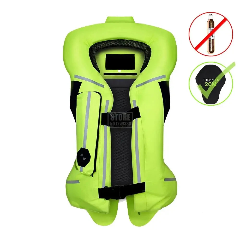 Motorcycle Jacket Motorcycle Air Bag Vest Reflective Motocross Racing Airbag Vest Moto Riding CE Protector Motorcycle Equipment