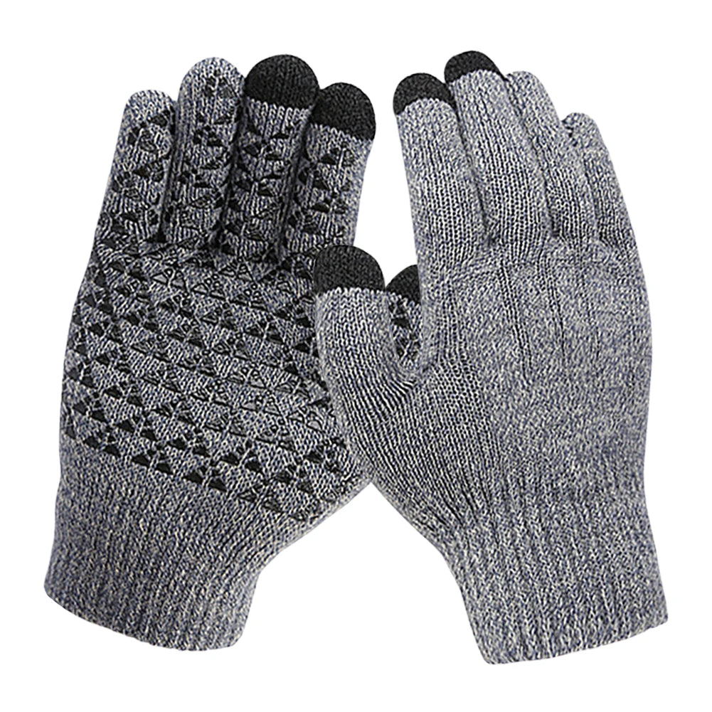 Motorcycle Bicycle Gloves Touch Screen Electric Heated Gloves Full Finger Warmer for Backpacking Mountaineering Riding Camping