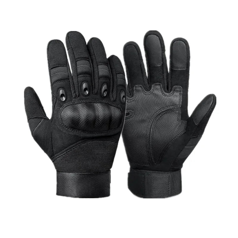 Men's Full Finger Tactical Gloves Touchscreen Compatible Hard Knuckle Protection for Airsoft Paintball Military Motorcycle