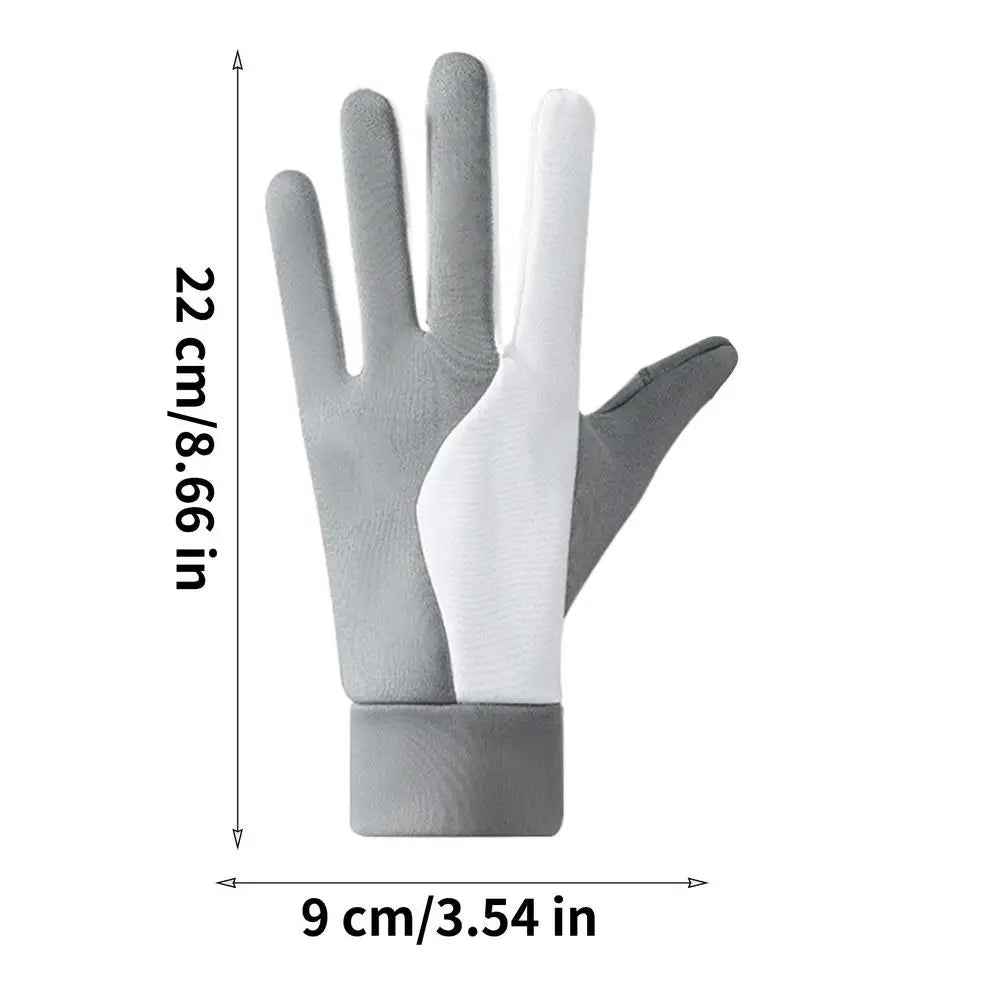 Riding Gloves Motorcycle Mens Waterproof Warm Cold Weather Protective Gear Winter Motorcycle Gloves For Men For Powersports