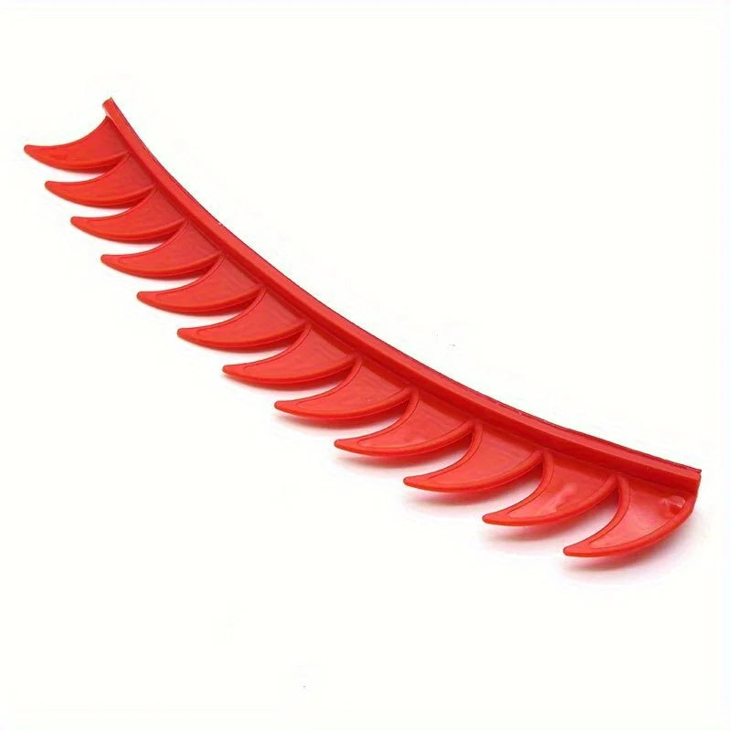 1Pc Rubber Dirt Biker Motocross Mohawk Biker Helmet Mohawks Spikes Motorcycle Helmet Mohawk Sticker（ 5 Color Reflective ）