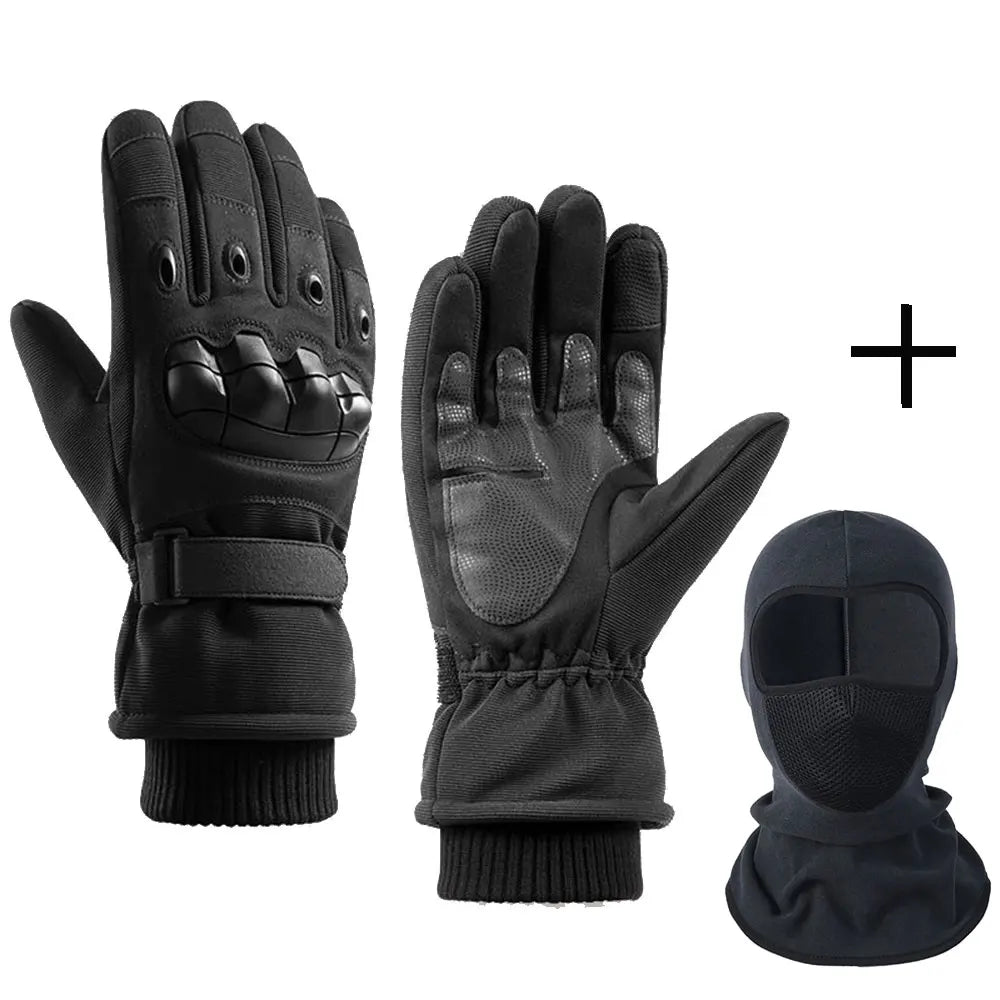 Winter Warm Motorcycle Gloves Full Finger Touch Screen Guantes Moto Outdoor Sport Motorbike Riding Gloves Motorcycle Equipment